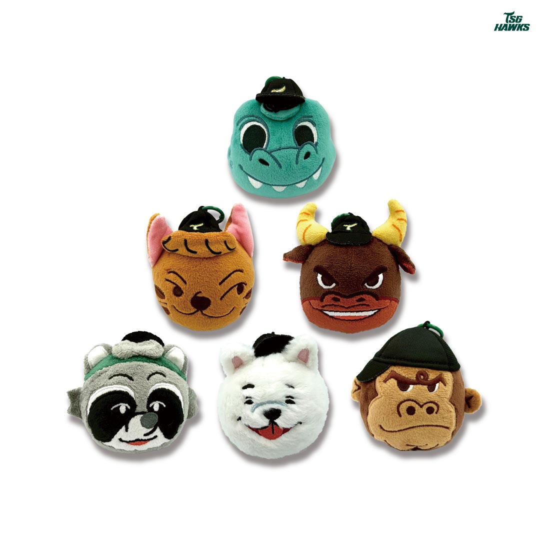 動物群鷹會-可愛動物區絨毛吊飾 VER.2 (小盒)
