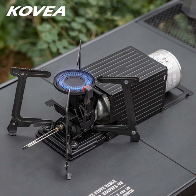 URBANOO | Kovea 貨櫃爐黑色便攜式露營背包釣魚迷你燃燒器