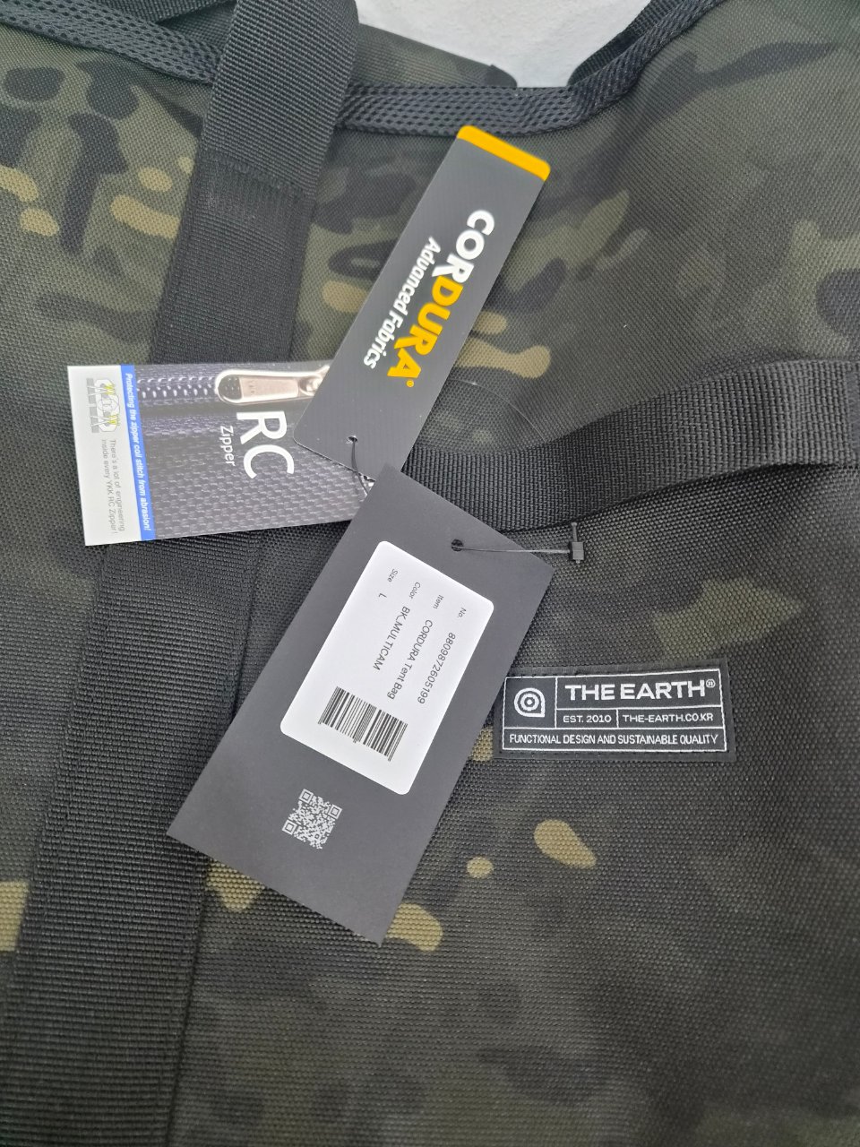 URBANOO | theearth Dials Cordura 帳篷包 CORDURA 帳篷包 BK_MULTICAM 大帳篷大容量包 露營收納包／圖 10