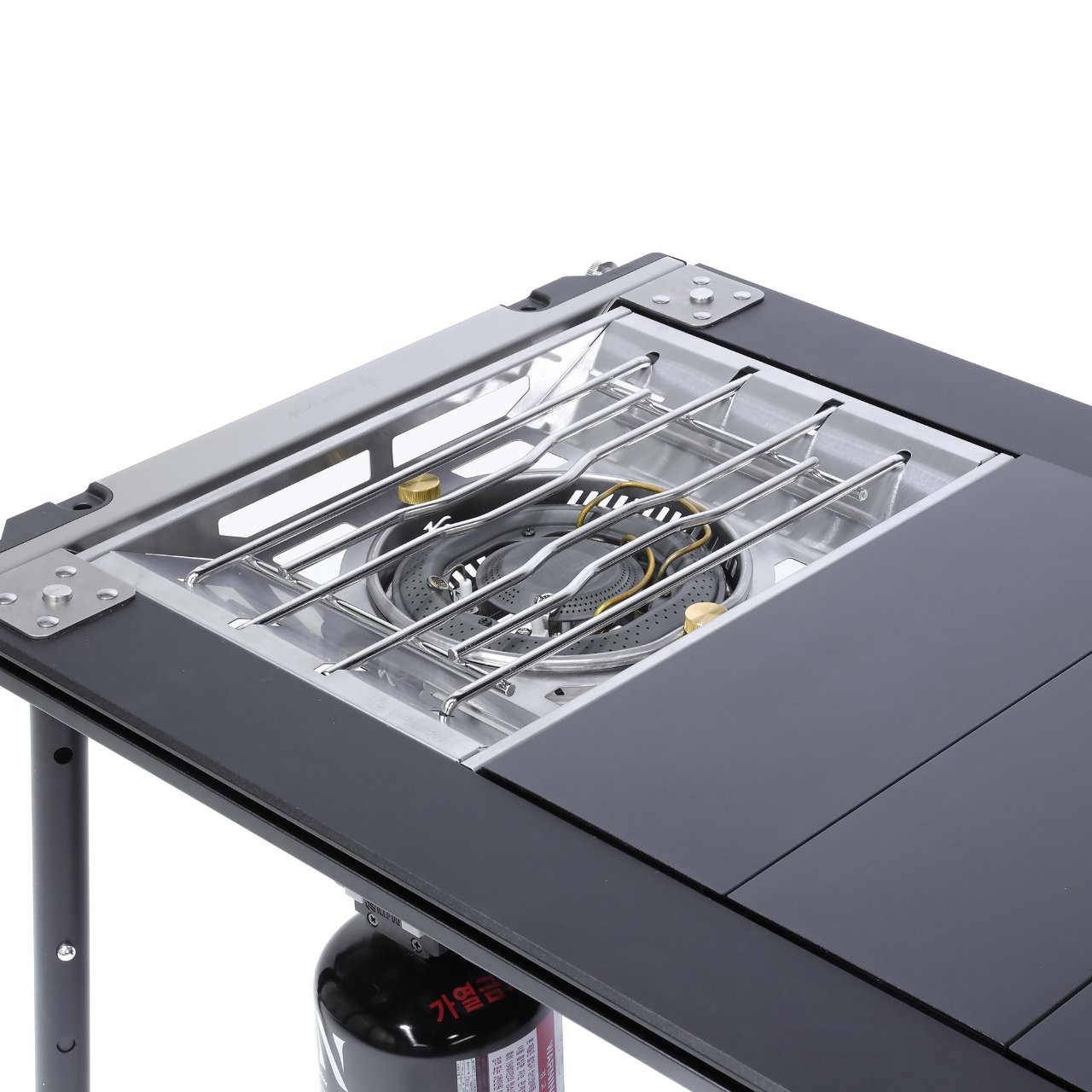 URBANOO | campingmulti N.I.P Power 雙燃燒扁平燃燒器銀色/IGT 一燃燒器板烤盤雙高火焰爐／圖 9