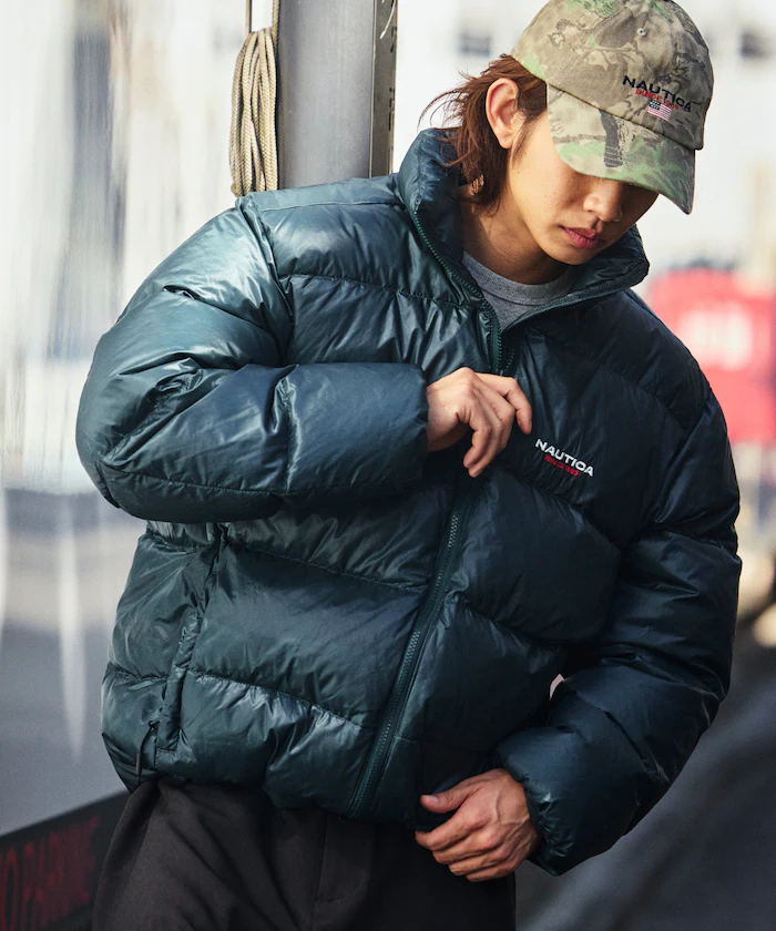 URBANOO | NAUTICA 防撕裂尼龍立領羽絨服／圖 5