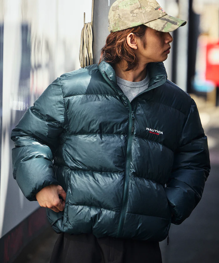 URBANOO | NAUTICA 防撕裂尼龍立領羽絨服／圖 9