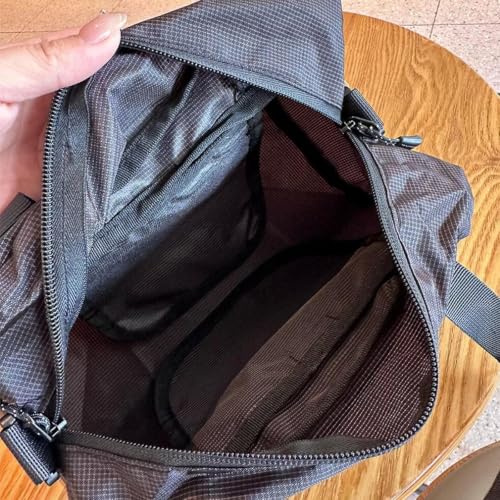 URBANOO | 單肩包 5L 2way 迷你波士頓包男女通用手提包輕量尼龍防水可調節時尚通勤上學戶外健身房／圖 7