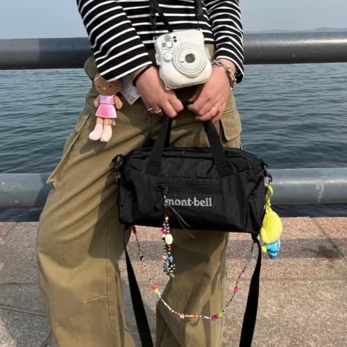 URBANOO | 單肩包 5L 2way 迷你波士頓包男女通用手提包輕量尼龍防水可調節時尚通勤上學戶外健身房／圖 11