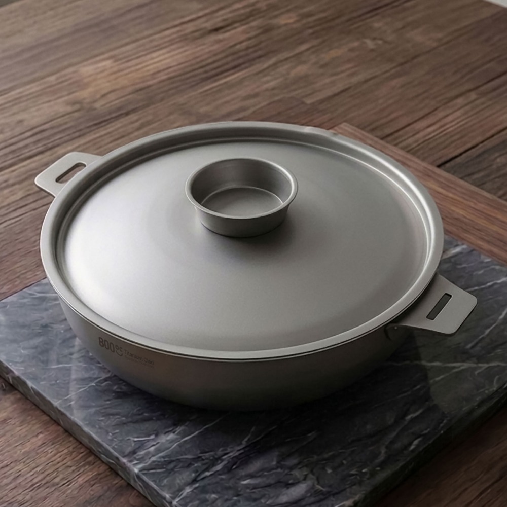 URBANOO | 800度 鈦金火鍋鍋皇家鍋炒鍋24cm