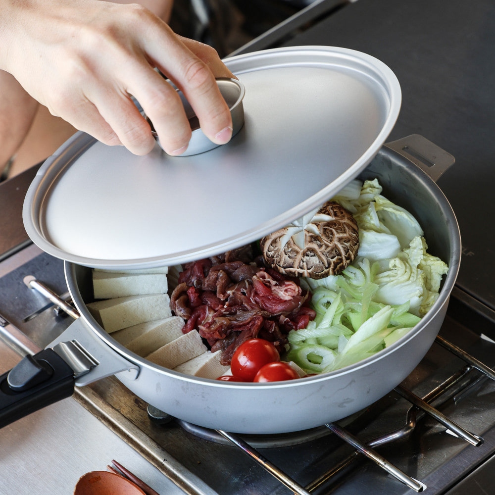 URBANOO | 800度 鈦金火鍋鍋皇家鍋炒鍋24cm