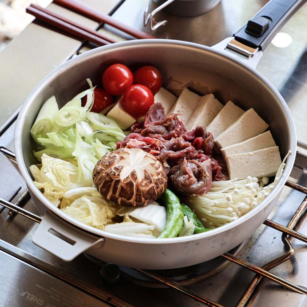 URBANOO | 800度 鈦金火鍋鍋皇家鍋炒鍋24cm／圖 5