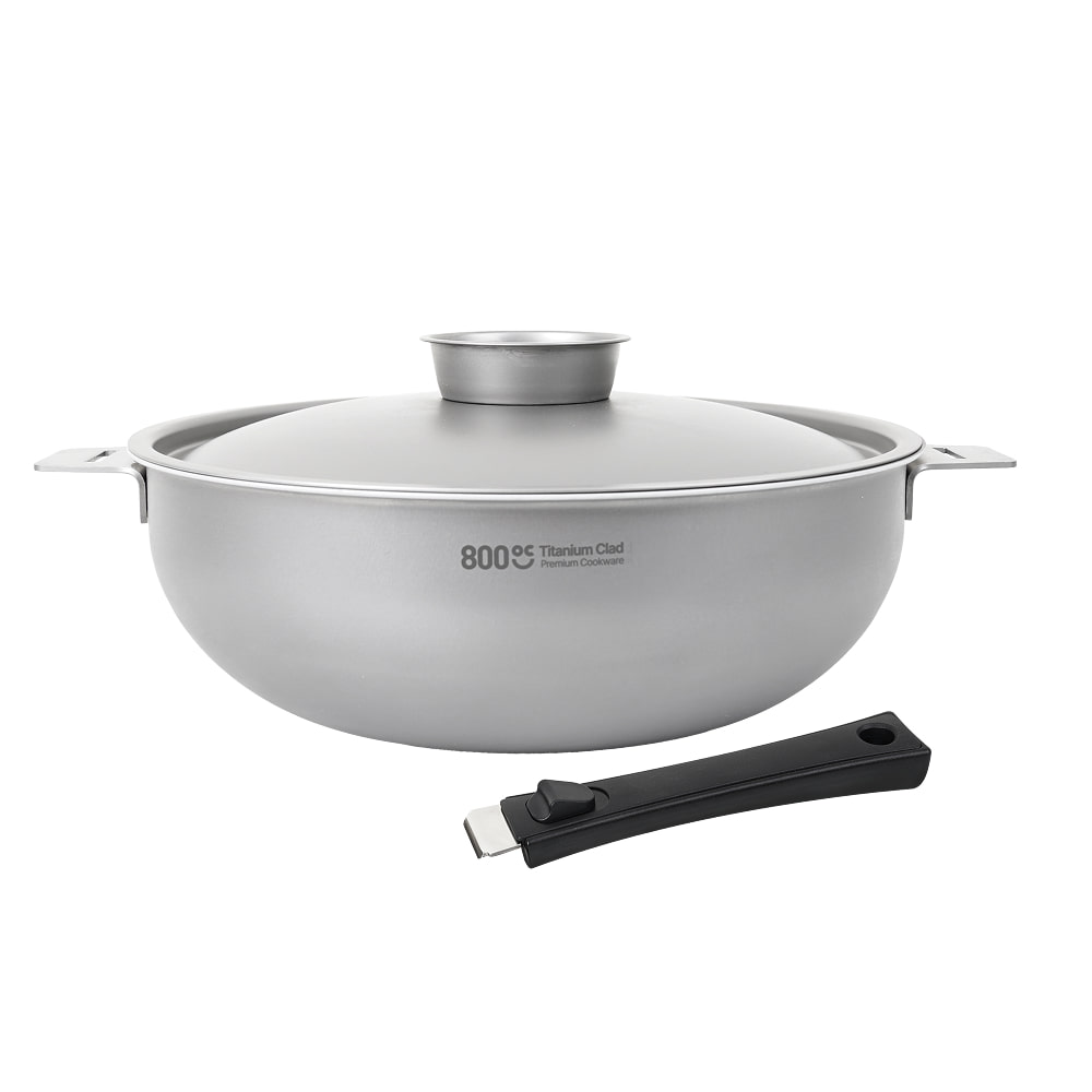 URBANOO | 800度 鈦金火鍋鍋皇家鍋炒鍋24cm／圖 8