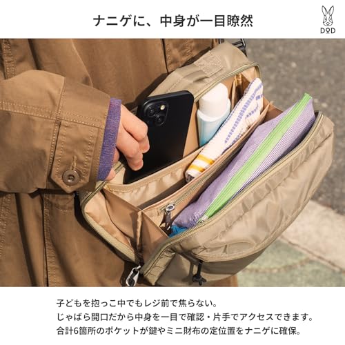 URBANOO | Nanigeni 單肩肩背包 3WAY 身體包防水袋多功能口袋戶外露營男女通用 BA265-BK/BA265-BG／圖 5
